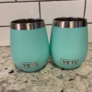 Yeti - Wine Tumblers - Set of 2 - Seafoam
